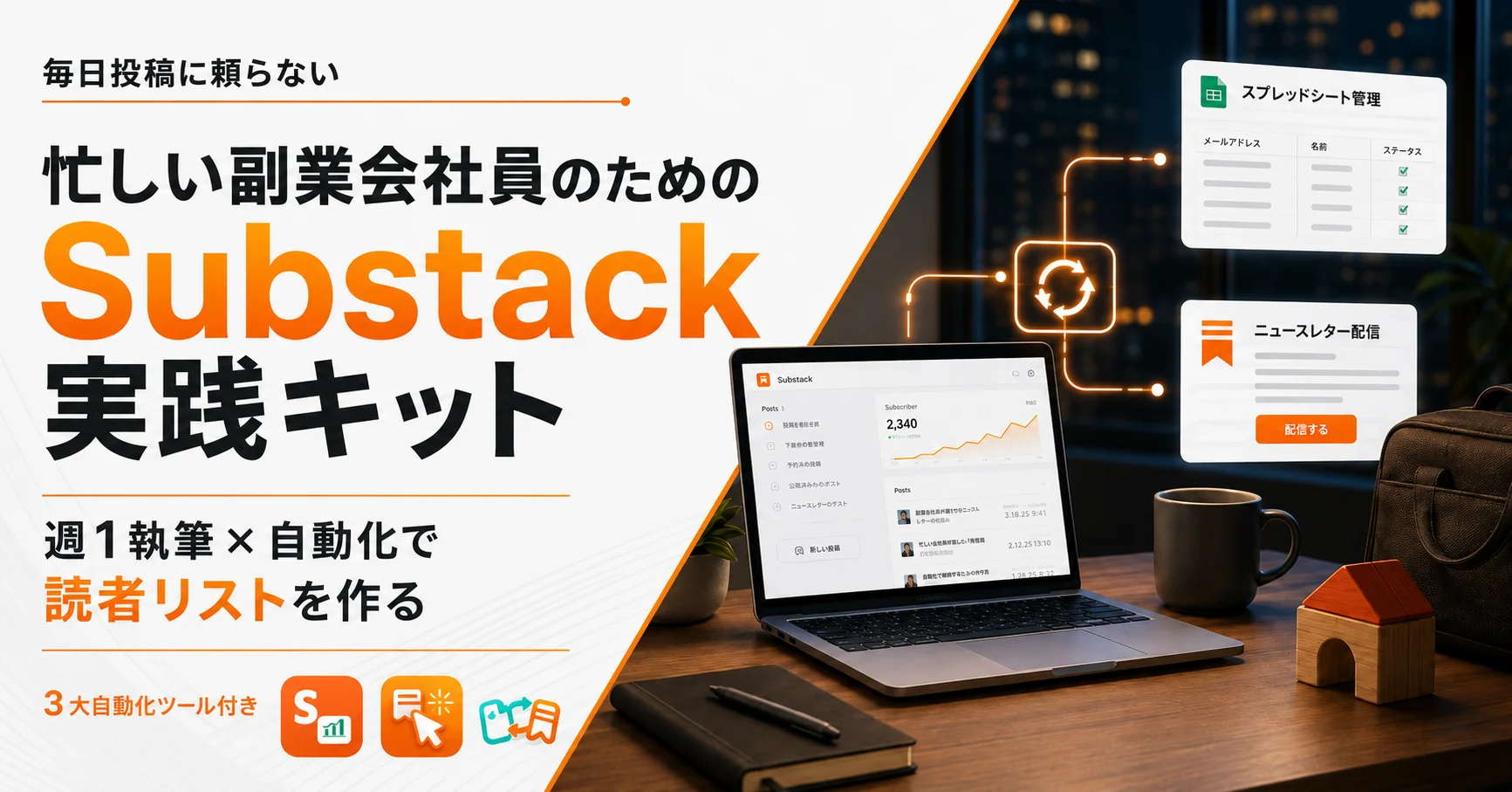 スキマ時間だけで伸ばすSubstackの教科書のサムネイル